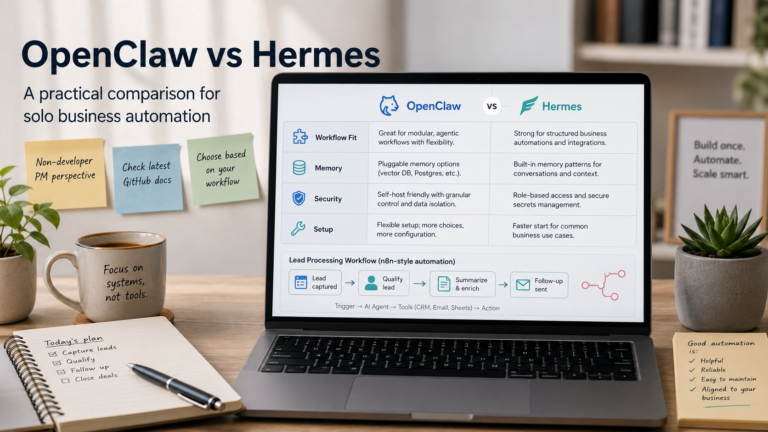 OpenClaw vs Hermes for Solo Automation: 2026 Comparison